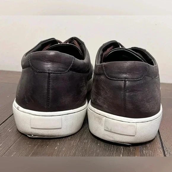 Freebird Newport Brown Leather Sneakers Mens size 12 - Picture 10 of 11